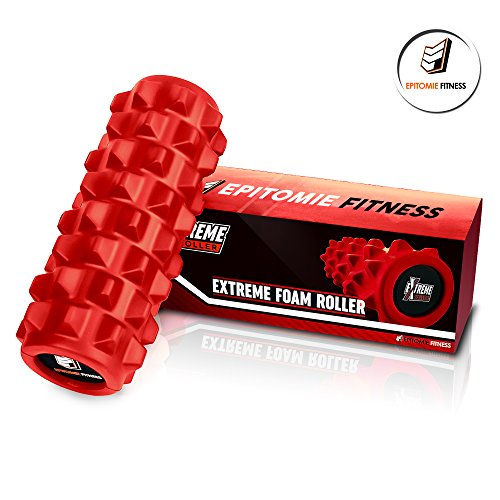 Massageroller, hohe Dichte, für verspannte Muskeln, trainiert und massiert Rücken, Beine & Arme – Für Pilates, Crossfit, Yoga, Laufen, Physiotherapie und Sport - 6