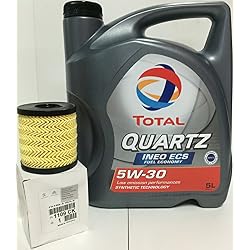 DUO Aceite Total Quartz Ineo ECS 5W-30 y filtro de aceite Original 1109CK