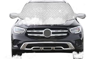 NIUDAU Frontscheibenabdeckung Auto, Magnetischer Schneeschutz Abdeckung Winters Fixierung Faltbare Abnehmbare Auto Abdeckung für die gegen Schnee, EIS, Frost, Staub, Sonne(157 * 126cm)