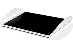 Leitz, Ergonomiczny Podnóżek pod Biurko Leitz Ergo WOW, Regulowany, Dwa Ustawienia Wysokości, Kolor Czarny/Biały, 65030095