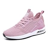 damen fitness schuhe für zumba  TQGOLD® Sportschuhe Herren Damen Laufschuhe Sneakers Turnschuhe Gym Fitness Leicht Schuhe(Rosa，Groß 42)