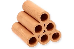 GARPET Décoration d'aquarium Pyramide Ablaich crevettes Cancer Laich Tube Terre cuite