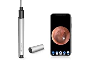 BlueFire WiFi Ear Endoscopio, Endoscopio Orecchio Con lo Strumento di Rimozione della Cera dell'orecchio,2 Megapixel HD Macchina Fotografica e 6 luce LED Regolabile per iOS Android iPad Mac PC