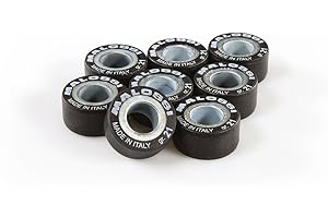 BRIXIAMOTO Malossi 6611367.L0 - Kit de 8 rodillos variador HTRoll D 26 x 12,8 21 g, compatible con Suzuki AN Burgman 400 1999-2024