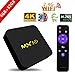 Price comparison product image Easycat Streaming Media Player, MX10 Android 7.1 TV Box 4GB + 32GB, Smart TV Box Support 2.4G Wifi Connected 64bit Quad-Core 3D 4K HDR Video Playing Smart TV Box (Black)