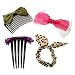 Hair Clip LuckyFine Hair Accessories Hairpins Accessory Style Maker Pads Foam Sponge Bun Donut Hair Styling Tools