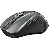 Trust Nito Mouse Wireless, Ergonomico, Utilizzo Confortevole, 6 Pulsanti, Senza Filo, 800-1200-1600-1800-2200 DPI, Indicatore