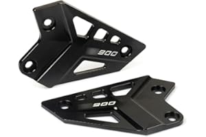 MOQIAOSEIKO Poggiapiedi in lega di alluminio CNC per motocicletta, set posteriore di piastre tacco protezione per Z900 Z 900 2017 2018 2019-2024