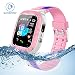 Produktbild Jaybest Kinder Smartwatch Telefon Uhr,wasserdichte Kid Smart Watch für Jungen Mädchen mit LBS Tracker SOS Anruf Kamera Anti-Lost Voice Chat(Pink-Blue)