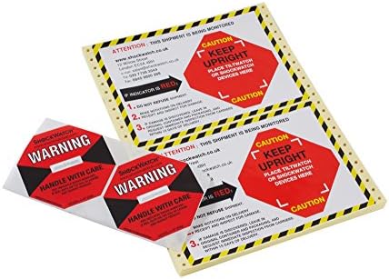 Swiftpak Shock Watch &amp; Label Set ORANGE (Pack of 100)