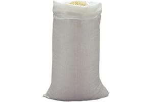 MJCC x10 Sacchi per macerie • In rafia • Grande 80 x 50 cm • Resiste a oltre 25 kg • 10 unità