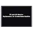UNICO 26 inch Arcade Monitor, 4:3 Ratio LCD Gaming Monitor for HDMI/VGA/CGA/EGA Arcade Machine, Easy Install Monitor Arcade Accessories - 26inch