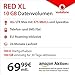 Produktbild Vodafone Red XL SO Highpseed Triple-SIM (SIM/Micro-SIM/Nano-SIM, 24 Monate Laufzeit, 10 GB LTE-Internet mit maximal 375 Mbit/s inkl. Speed Go Option, Telefonie/SMS-Flat, EU-Roaming, 69,99 Euro)