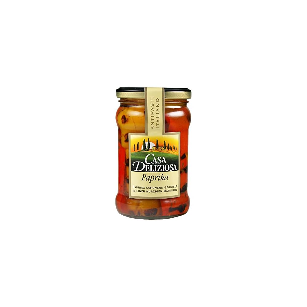 Casa Deliziosa Paprika Gegrillt In Sonnenblumenl Glas 3er Pack 3 X 270 G