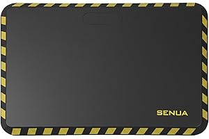 Senua Heavy Duty Jobsite Kneeling Pad, Extra Thick 1.6" Foam Kneeler Mat, Portable Work Kneeling Cushion with Carry Handle for Mechanics, Construction, Garage, Plumbers & DIY