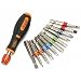 Produktbild 12 in 1 Professional Color Ring Schraubendreher-Set, luxacury Multifunktionale Schraube Bits Kit Repair Tools Zubehör für iPhone, Mac, MacBook Pro, Laptop, PC und viele mehr