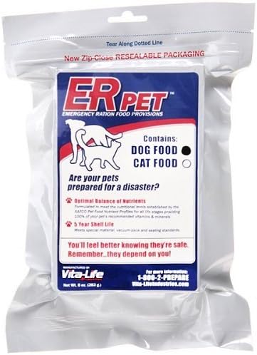 ER Emergency Ration Dry Dog Food for Survival Kits and Disaster Preparedness
