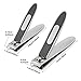 KEDSUM Nail Clippers Pack of 2-Stainless Steel Toenails Fingernails Cutter with Built-in Nail File for Men, Women, Baby