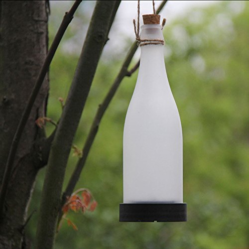 Lixada 5PCS Solarbetrieben Kork Weinflasche LED Hängende Lampe für Outdoor Party Garten Innenhof Terrasse Spazierweg Dekoration - 3