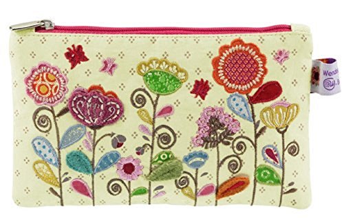 Preisvergleich Produktbild Kosmetiktasche "Blumenwiese" Wendekreis Berlin Stiftemäppchen Etui Mäppchen