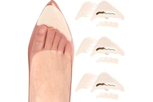 EAVUYIS Einlegesohlen für zu große Schuhe Set 3 Paar Fersenpolster Schuh Verkleinerung Fersenhalter, Linderung von Fußschmerzen Antislip Fersenkissen Einlage Zehen Griffe Liner