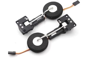 GENERIC Sparkhobby Digital Servoless Metal Electronic 2kg 25g Retractable Landing Gear for RC Fixed-Wing KTK SU27 KT Board Aircraft Part (2PCS B)