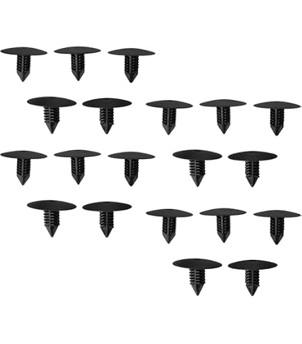 Lot De 20 Clips Plastique Pour Garnitures Renault - Compatible Clio II, Kangoo, Megane, Vel Satis, Scenic III - 8
