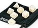 Produktbild 7 Piece Dice Set Ivory Opaque Polyhedral | PRISTINE Edition | FREE Carrying Bag | Hand Checked Quality With | Money Back Guarantee by Easy Roller Dice Co