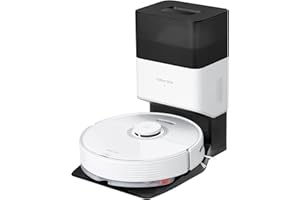 roborock Q7 Max+ Aspirateur Robot Laveur 4200 Pa avec Station de Vidange Automatique 2,5 L Robot Aspirateur à Navigation Lidar Cartographie WiFi/Alexa/APP, Mise à Niveau du S5 Max (Blanc)