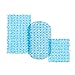 Produktbild casa pura® Wanneneinlage Bubble | Bubble-Optik | blau-transparent | schadstoffgeprüft | als Badewanneneinlage und Duschmatte erhältlich | 3 Größen | rechteckig (69x36 cm)