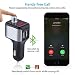 Produktbild HKFV FM-Transmitter, Tragbare Dual-USB-Auto-Ladegerät Car Kit Wireless Hands Free Anruf MP3-Player