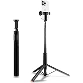 Spigen Kablosuz Bluetooth Selfie &Ccedil;ubuğu Uzaktan Kumandalı Tripod / 1.4 Metre Kolay Taşınabilir S541W Siyah - AMP09336 (Spigen
