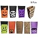 Produktbild BESTOYARD Halloween Süßigkeiten Geschenk Essen Taschen Party Favors Papiertüten für Kinder (Verschiedene Muster) 9 Stuck