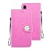 Produktbild Gububi Wesentlicher Telefonkasten Flower Diamond Inlay Horizontal Flap Plüsch Schutzhülle für iPhone X, mit Ständer und Kartensteckplatz Gehäuseabdeckung Protector (Farbe : Magenta)