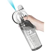 HKTOPCNE Drinking Spray Water Bottle Sports Water Bottle Cycling BPA Free 600ml for Gym Cycling Running Climbing