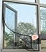 Produktbild Insektenschutznetz für Fenster von Gemini-mall®, 1,3 m x 1,5 m, schwarz