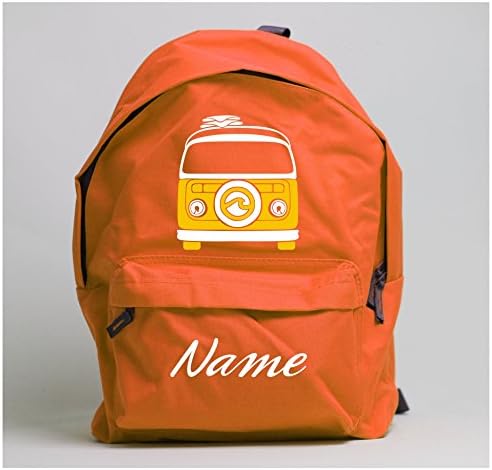 Children's VW Camper Van Rucksack, Orange