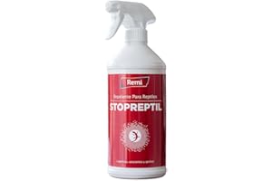 Remi Hogar | Repelente para Reptiles, en Aerosol | para Serpientes Lagartijas Salamanquesas Geckos | Spray Repelente Deshabituante | Sin venenos | Sin productos nocivos | 750 ml