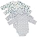Pippi Baby Boys Body Long Sleeve AO Printed 4 Pack Polo Shirt, Light Blue, 62 cm