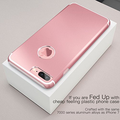 Funda iPhone 7 Plus Roybens Aluminio Silicona 2 Capas Antigolpes Ultra-delgado Fina Carcasas Vidrio Templado Protector de Pantalla Para Apple iPhone 7plus 5 5 Oro Rosa Rose Gold reviews Funda iPhone 7 Plus Roybens Aluminio Silicona 2 Capas Antigolpes Ultra-delgado Fina Carcasas Vidrio Templado Protector de Pantalla Para Apple iPhone 7plus 5 5 Oro Rosa Rose Gold
