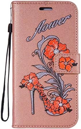 COWX Huawei Y6 II/Y6 2 (2016) Book Style Faux Leather Flip Cover Case Wallet Case Cover With Soft Silicone Mobile Phone Holder PU Leather Case Wallet Case for Huawei Huawei Y6 II/Y6 2 (2016) Y6 II/Y6 Protective 2 (2016)