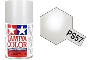 TAMIYA PS-57 Polycarbonate Spray Paint 100ml Can Pearl White For Clear PC RC Toy 300086057 (Pack of 1)