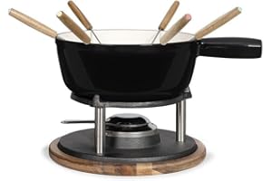 LIVOO MEN426N - Servizio per fonduta con 6 forchette