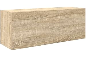 vidaXL Mobile da Bagno Rovere Sonoma 80x25x30 cm in Legno Multistrato, Armadio a Muro da Bagno, Armadio da Bagno a Muro, Armadio da Bagno a Parete