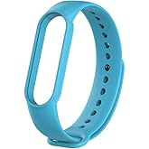 Compatible with Kyver Silicone Cord, Mi Band 5 and Mi Band 6 - Adjustable, Comfortable, Sweat and Waterproof Bracelet