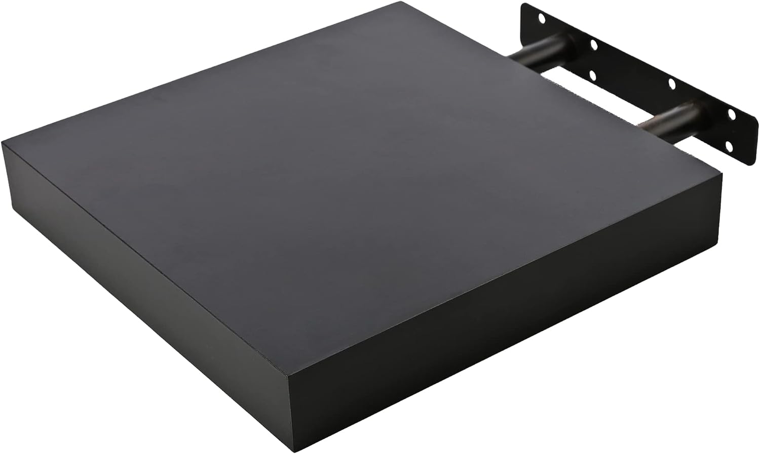 Etrexonline Estante de Pared 25x25x4cm Color Wengue, Balda Flotante Pared de Madera Fijación Invisible, Estantes de Almacenamiento Decorativos, Ideal para Salón, Habitación, Pasillo, etc..