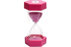 DREAM HORSEX Sand Timer Set, Sandglass Set for Children, Shower timer, Glass Timer, Hourglass for Classroom Game Home Office Decoration, 5min, pink