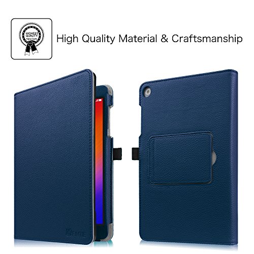 Fintie ASUS ZenPad 3S 10 Z500M Bluetooth Tastatur Hülle Keyboard Case – Ultradünn leicht SmartShell Ständer Schutzhülle mit magnetisch abnehmbar drahtloser Bluetooth Tastatur für Asus ZenPad 3S 10 Z500M 9,7 Zoll (2016 Modell) Tablet-PC, Marineblau - 3