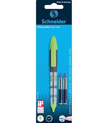 Schneider Cartuccia roller universale 852 (cancellabile, per scooter Breeze, Base Senso/Ball e ID Duo), 6 x 5 pezzi, inchiostro: blu reale
