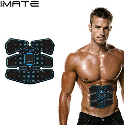IMATE EMS Special Colour Muscle Toning Pads For Arm/Bottom/Thigh, Electric Body Toning Belt Muscle Toning Trainer, Multifunctional Workout Equipment for Men & Women